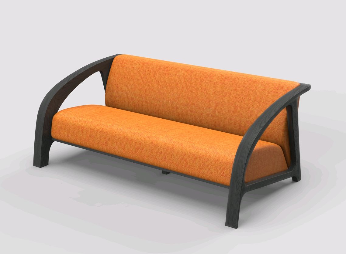 Диван двойка дизайнерский из массива