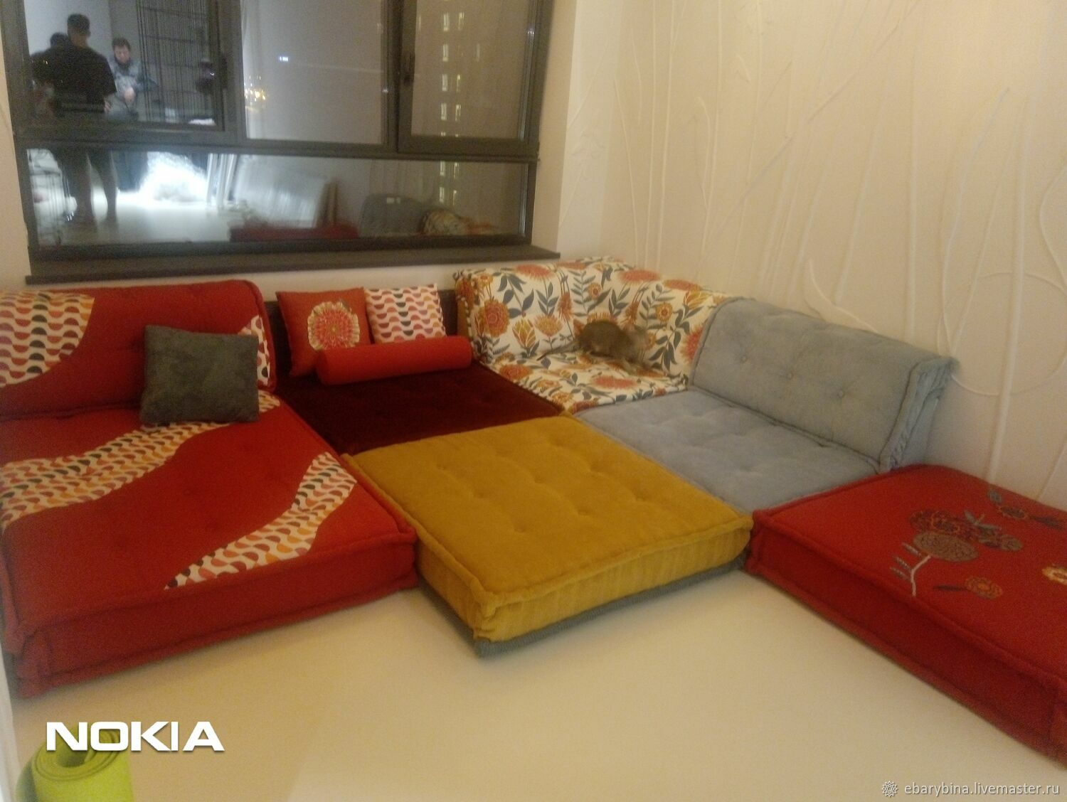 Диван Маджонг с аппликацией