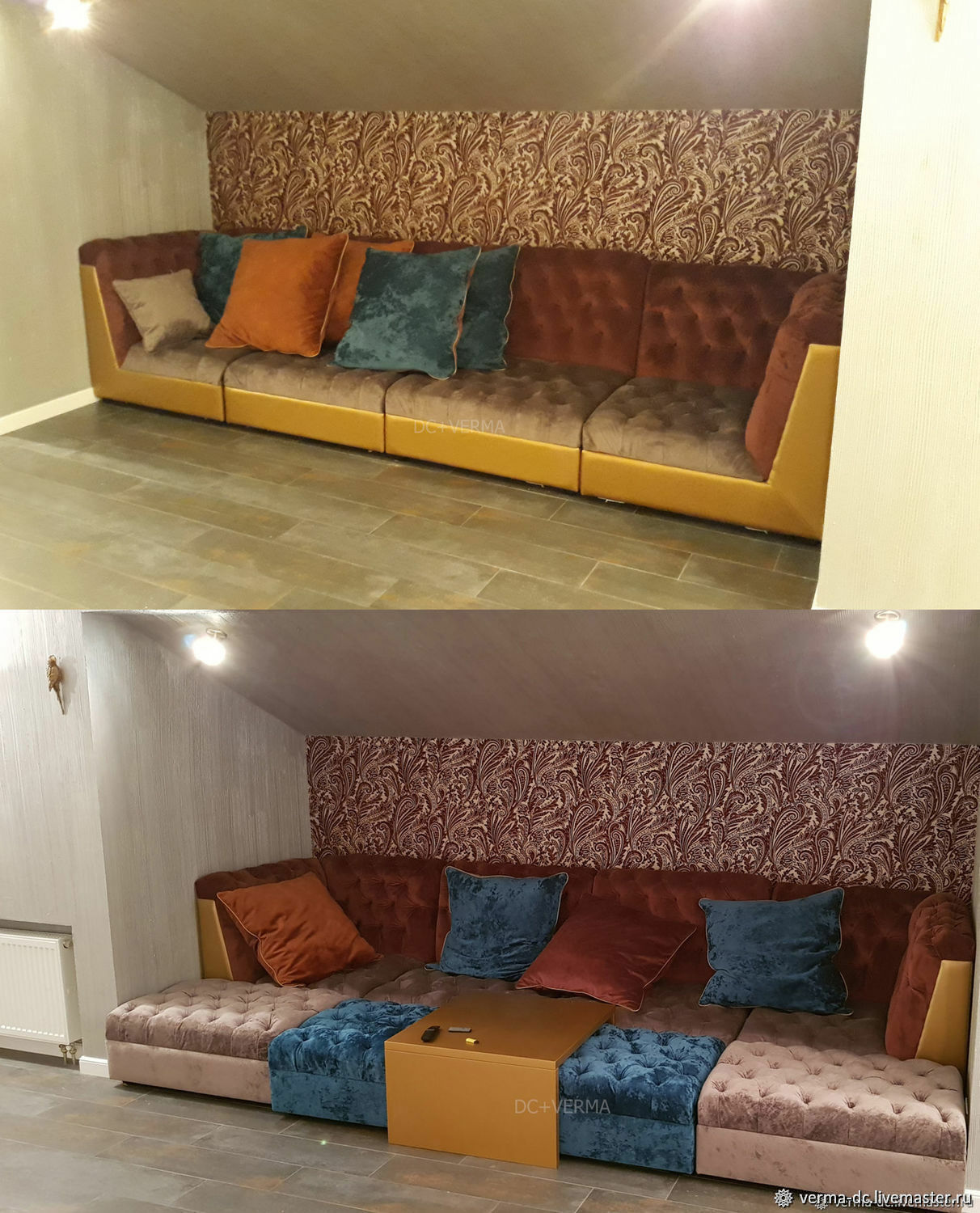 Диван для домашнего кинотеатра.Chelsea London Modern диваны честер