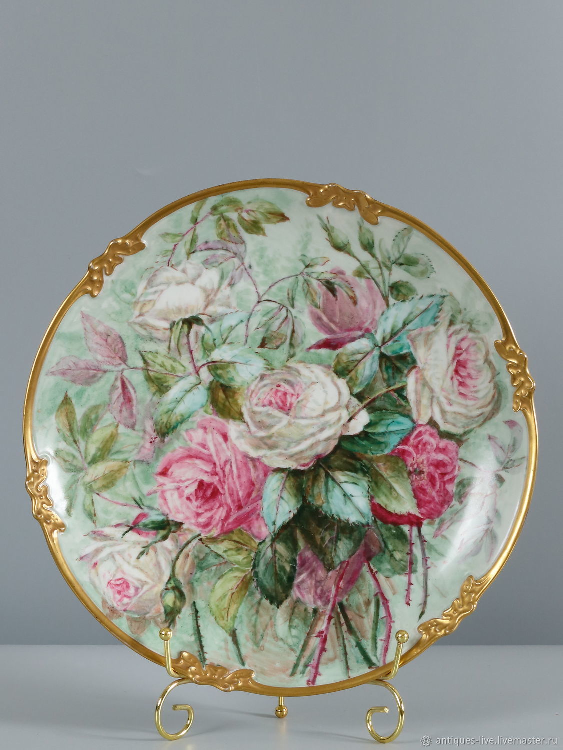 Редкие антикварные тарелки. Лимож, Франция