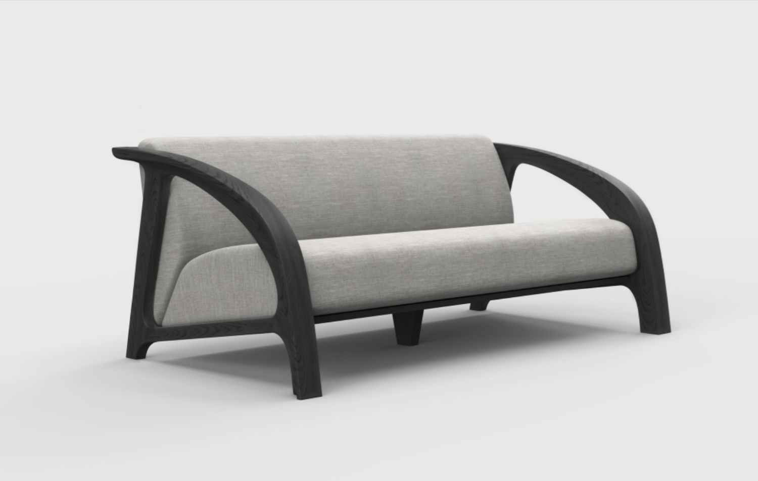 Диван двойка дизайнерский из массива