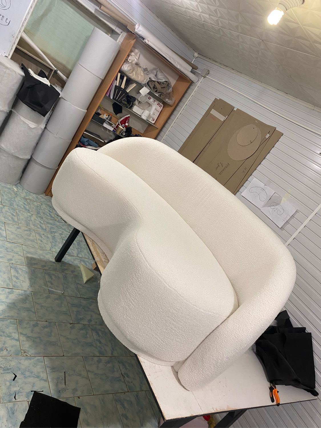 Диван букле дизайнерский