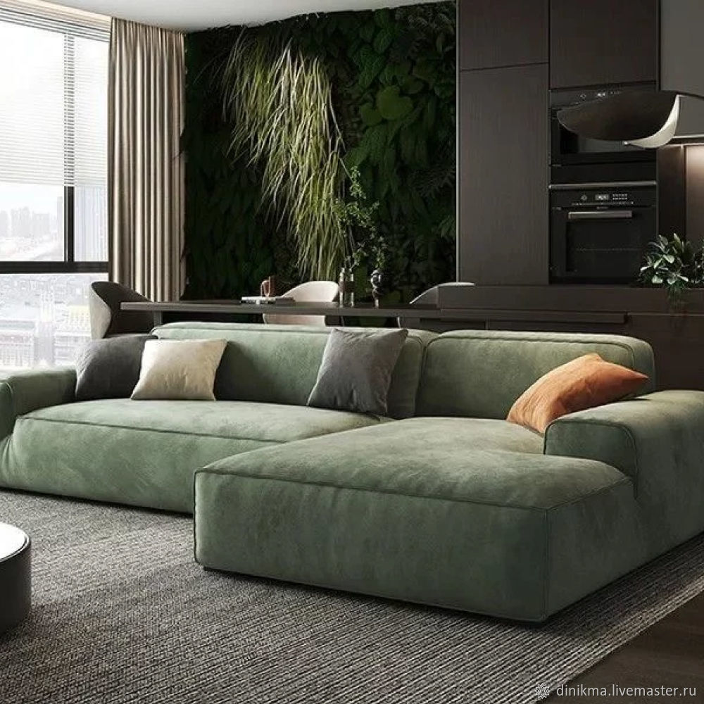 Диван Miller с оттоманкой