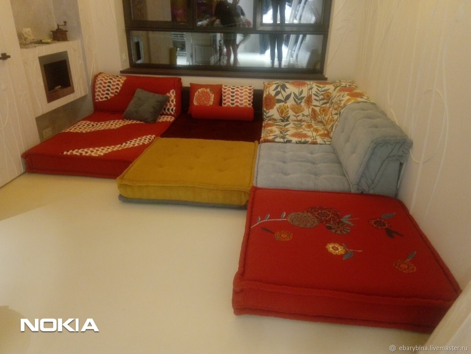 Диван Маджонг с аппликацией