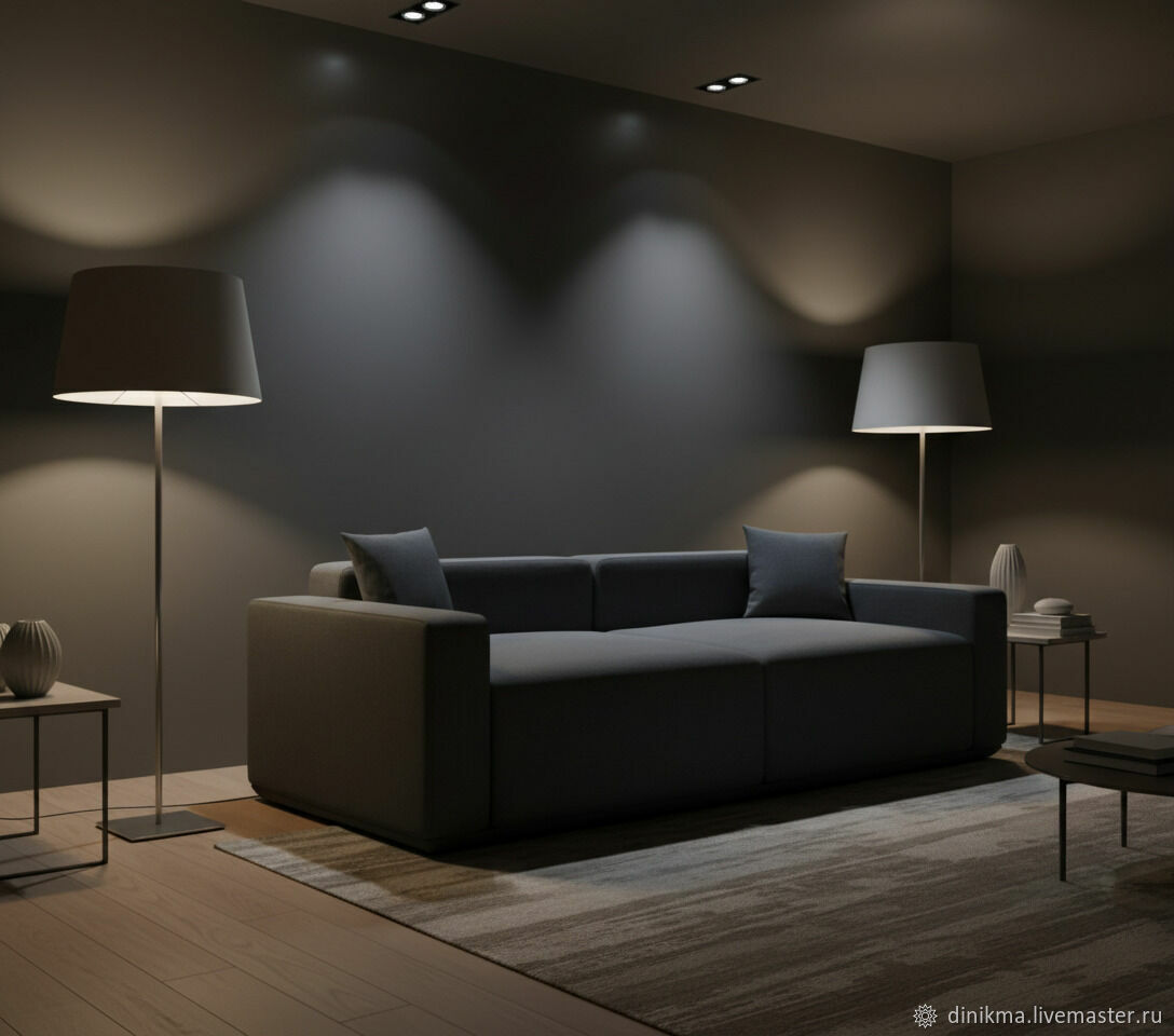 Дизайнерский диван Гуна прямой