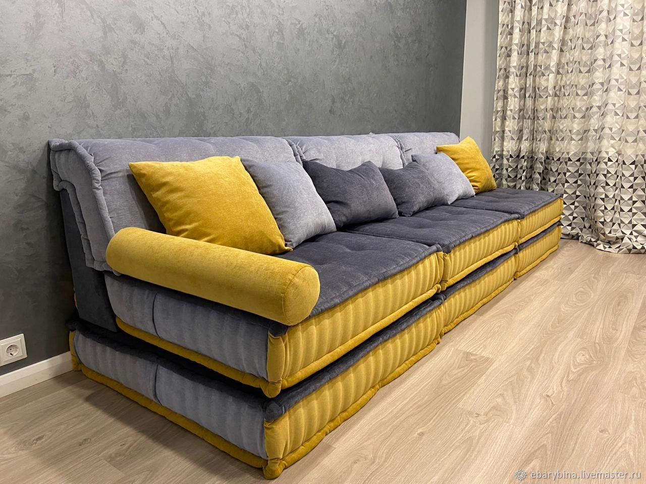 Диван Маджонг трехцветный