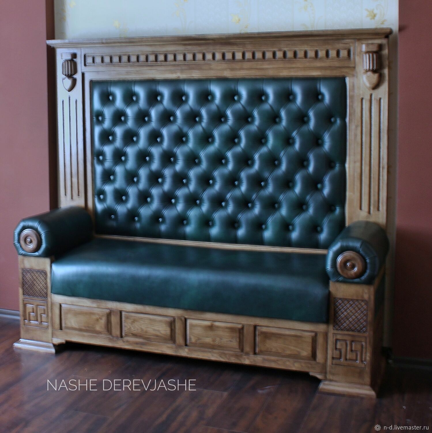 Диван Ампир. Сталинский диван. Диван с каретной стяжкой