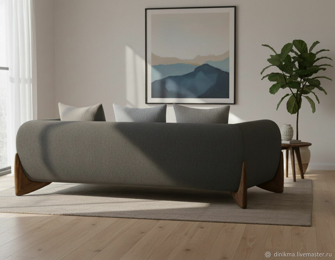 Дизайнерский диван Парли прямой