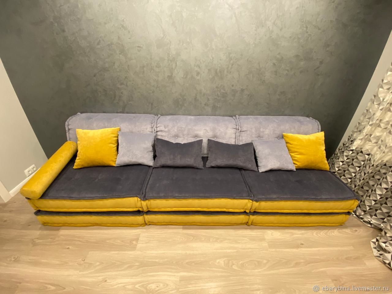 Диван Маджонг трехцветный