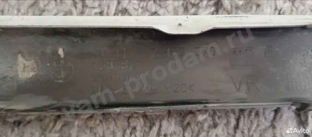 Накладка бампера передняя правая BMW 1 E81-87 2004