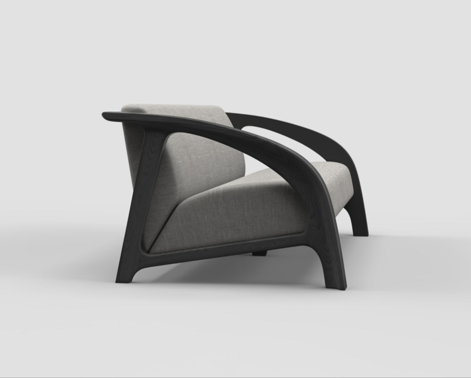 Диван двойка дизайнерский из массива