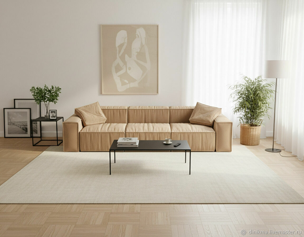 Дизайнерский диван Филлис трехместный