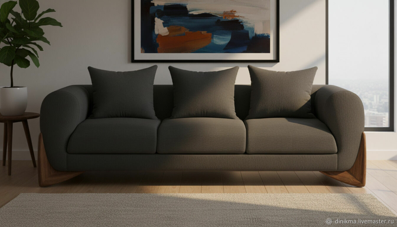 Дизайнерский диван Парли прямой