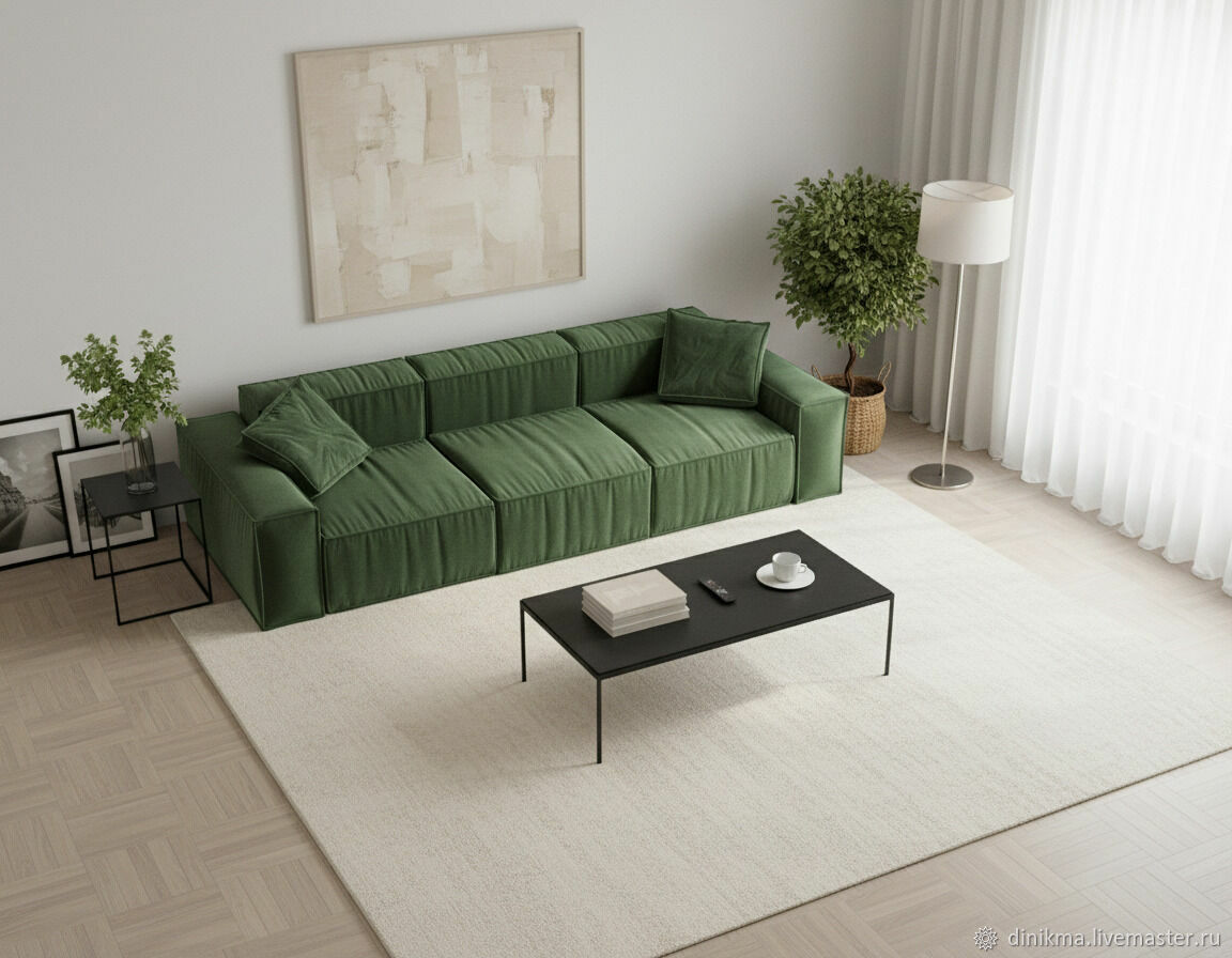 Дизайнерский диван Фолдио трехместный