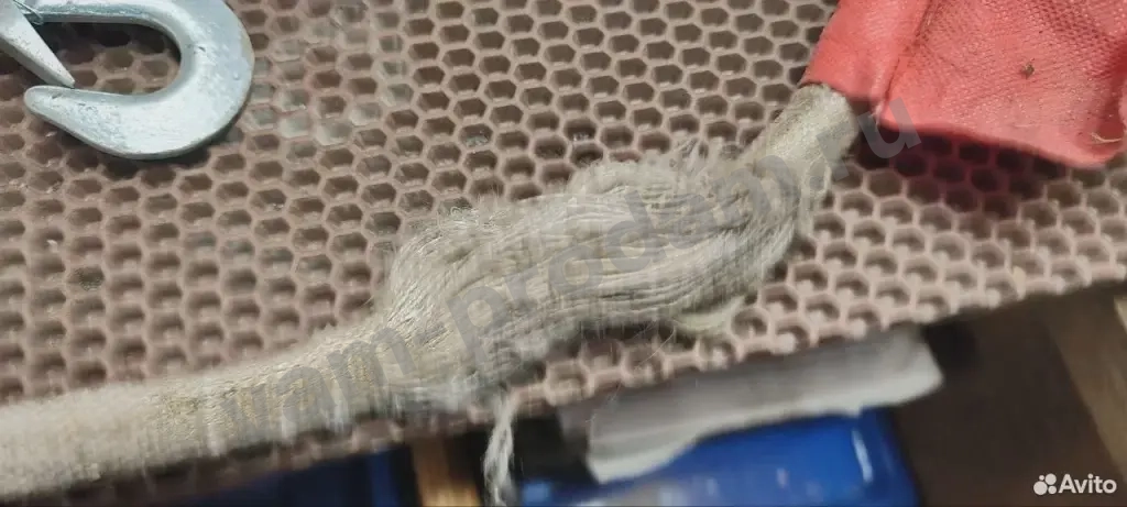 Трос буксировочный канат, эластичный, 1,2т., 1,5-4