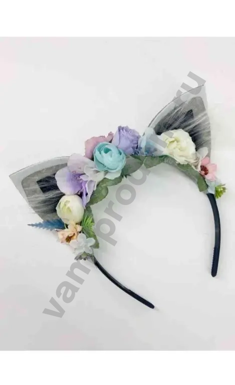 Ободок ушки "енот"