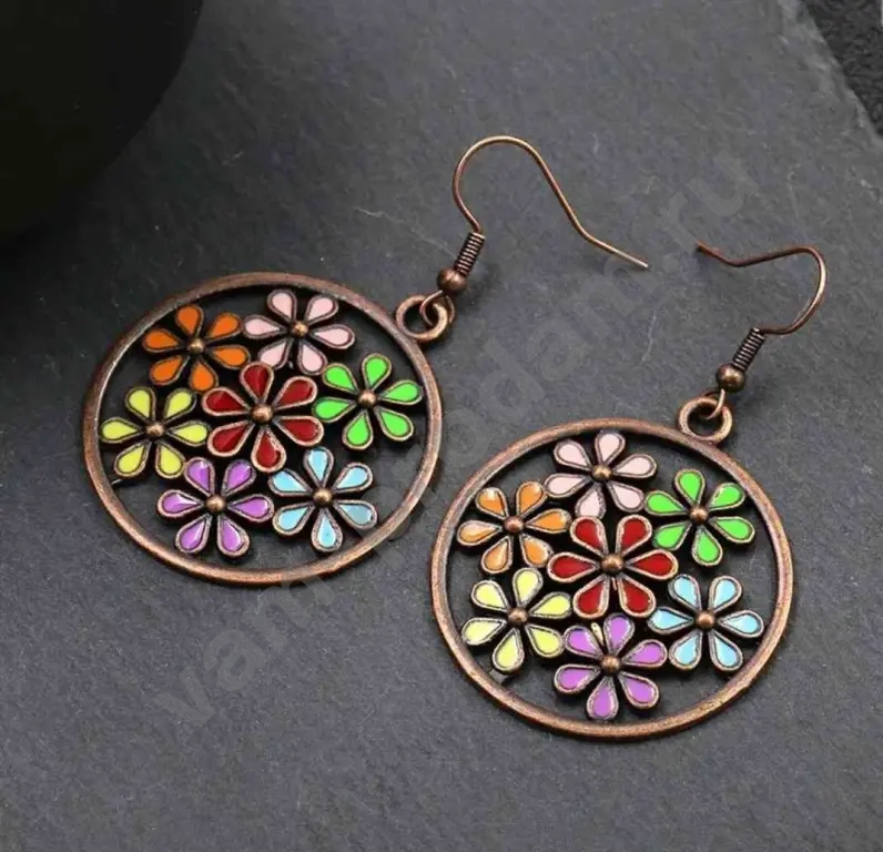 Серьги винтажные