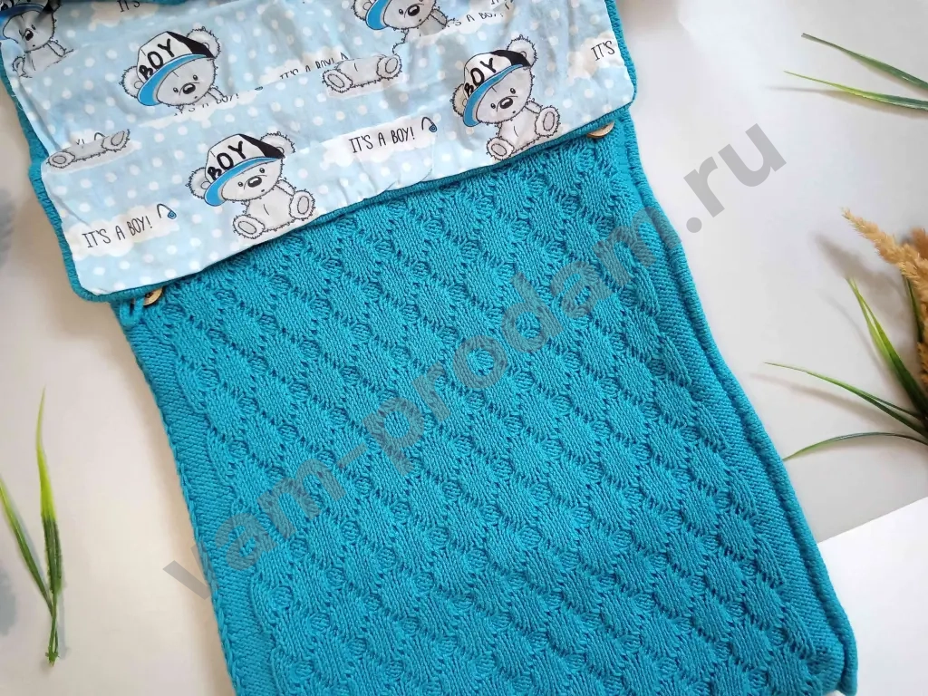 Конверт для новорожденных ручная работа