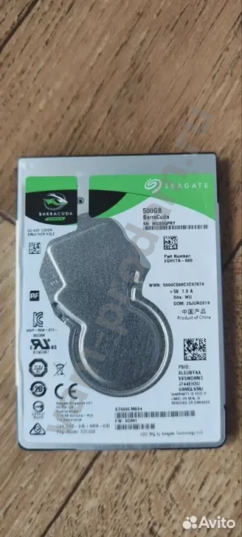 Жесткий диск 2.5 - 500 гб
