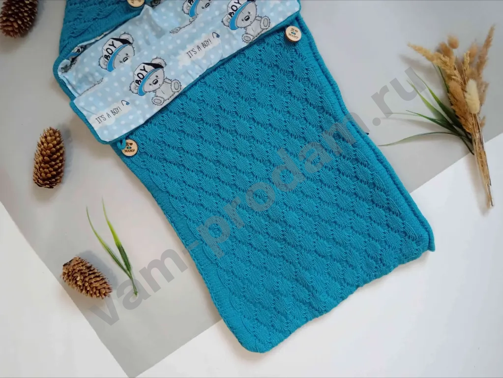 Конверт для новорожденных ручная работа