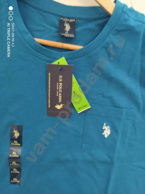 US.POLO ASSN новые футболки XL