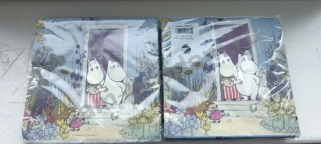 Салфетки муми тролль moomin