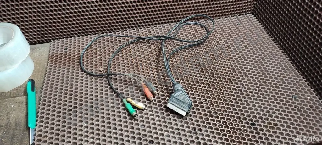 Кабель Scart-4RCA 1.1м