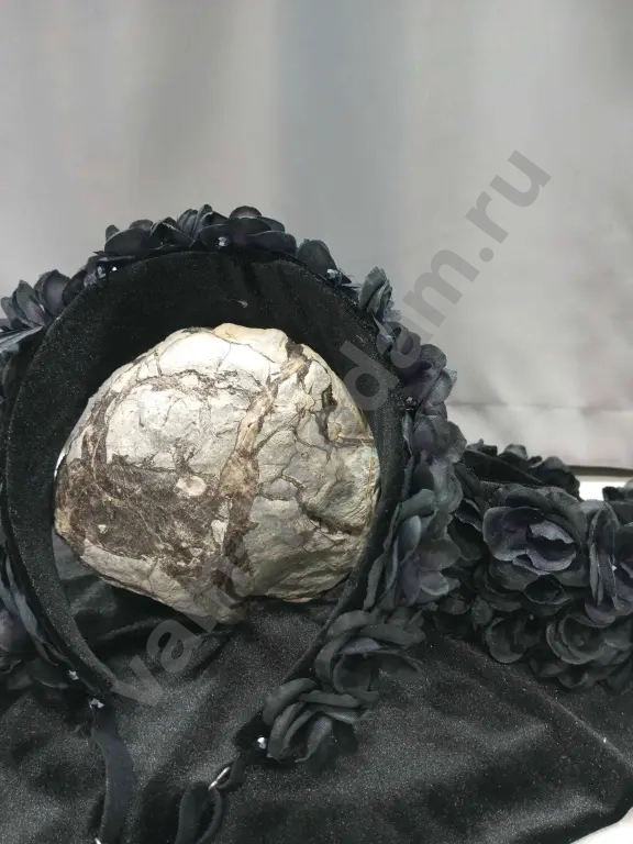 Кокошники "Черные цветы"