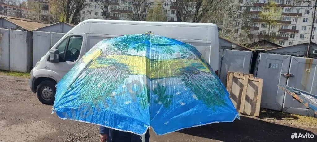 Зонт пляжный большой