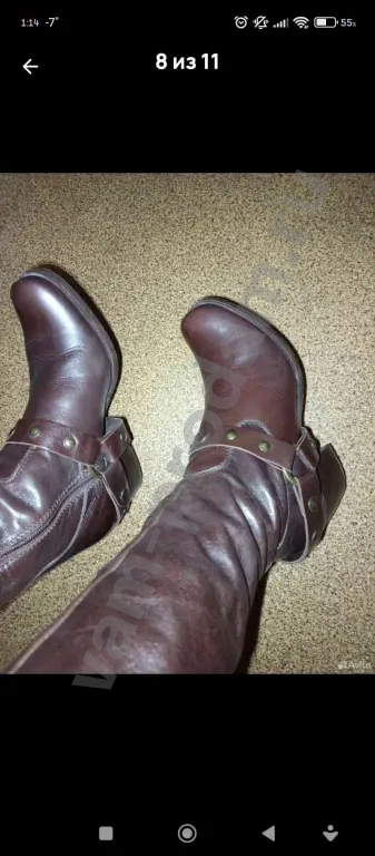 сапоги натуральная кожа