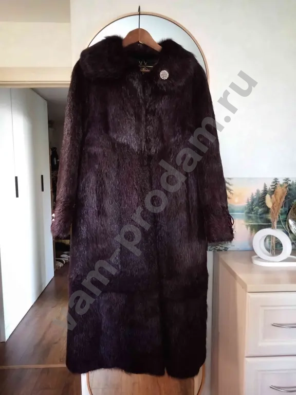 Шуба женская натуральная нутрия 42 44 46