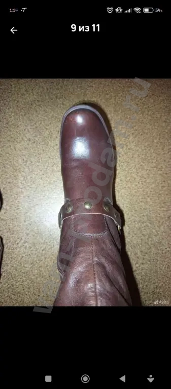сапоги натуральная кожа