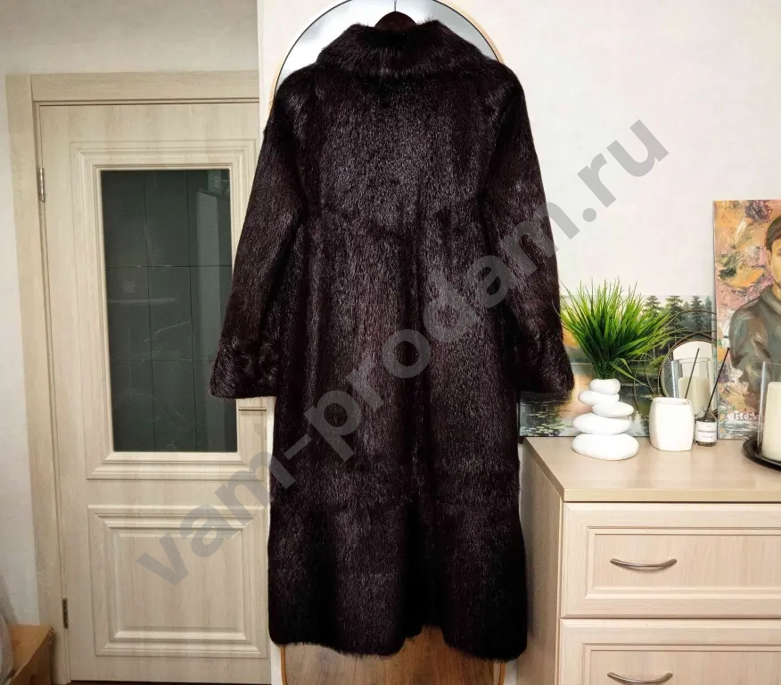 Шуба женская натуральная нутрия 42 44 46