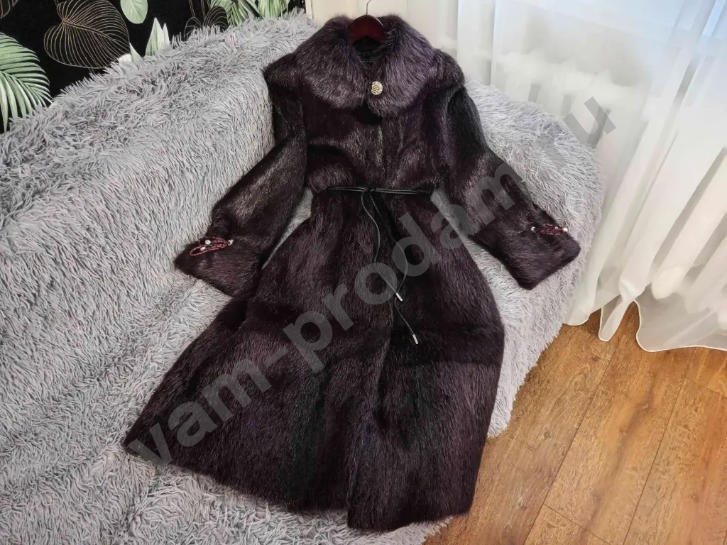 Шуба женская натуральная нутрия 42 44 46