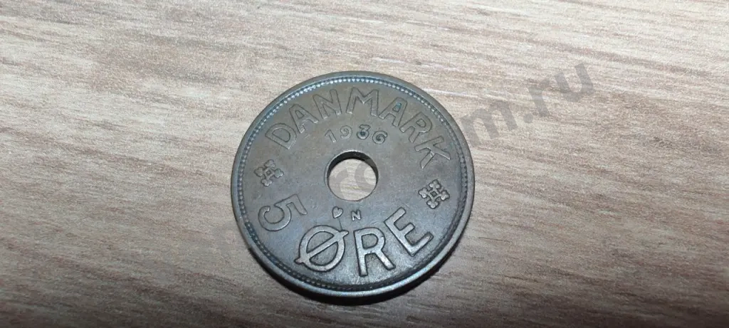 Дания 5 эре, 1936
