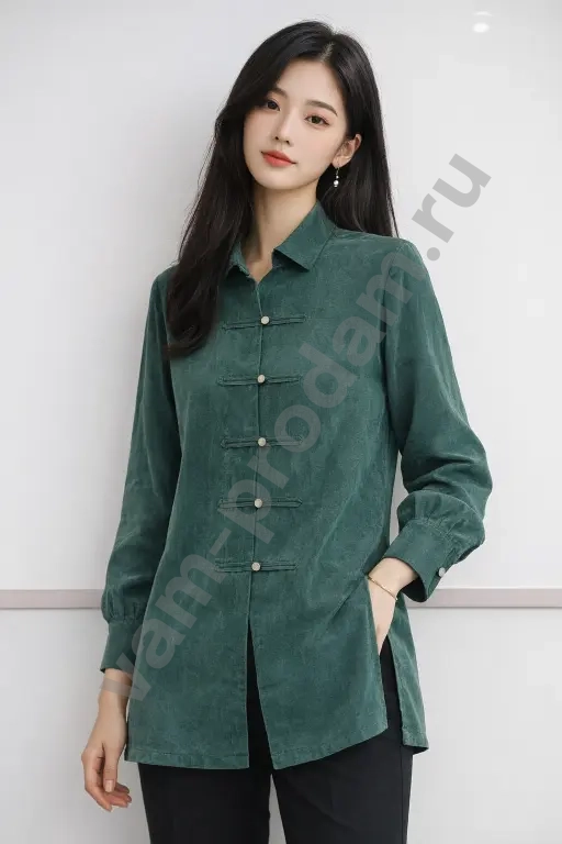 Блуза ципао Marks & Spencer.Винтаж 48-50