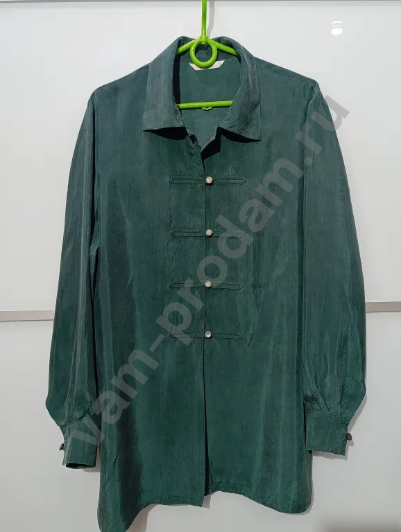 Блуза ципао Marks & Spencer.Винтаж 48-50