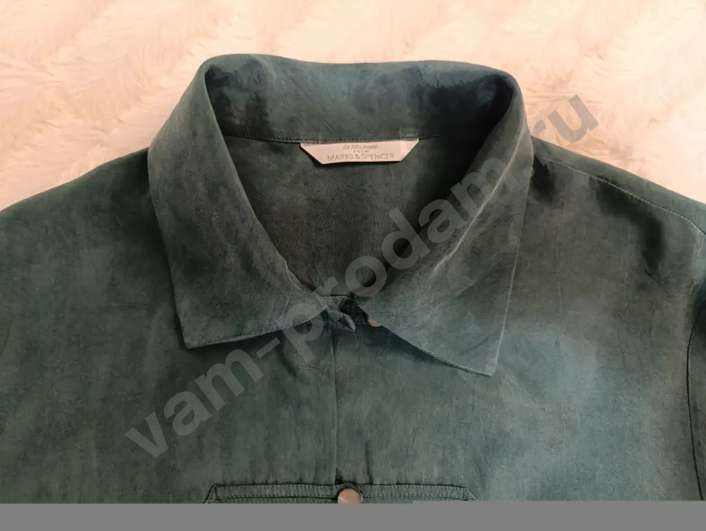 Блуза ципао Marks & Spencer.Винтаж 48-50