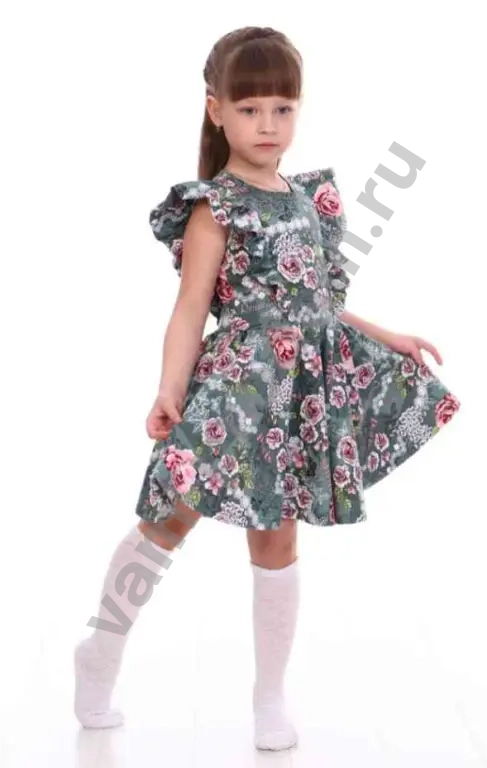 пакет детских платьев 92-98