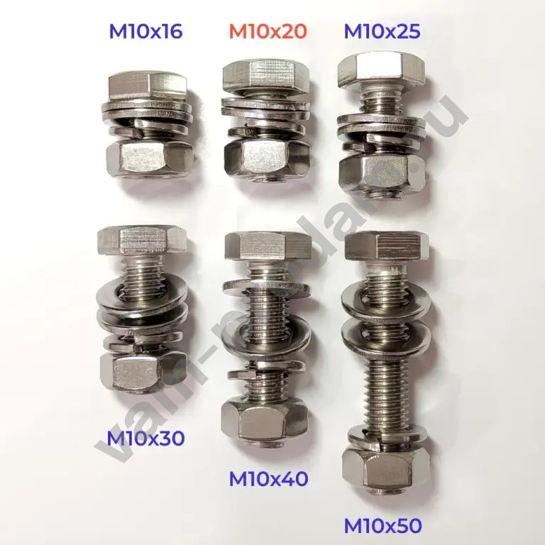 Нержавеющий крепеж (Болты, Гайки, Шайбы) сталь А2