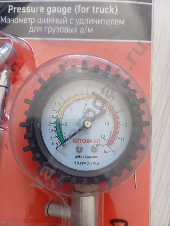 Манометр для шин