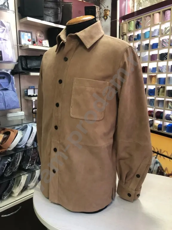 рубашки из натуральной замши