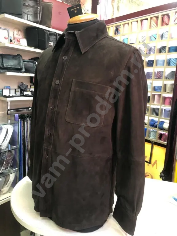 рубашки из натуральной замши