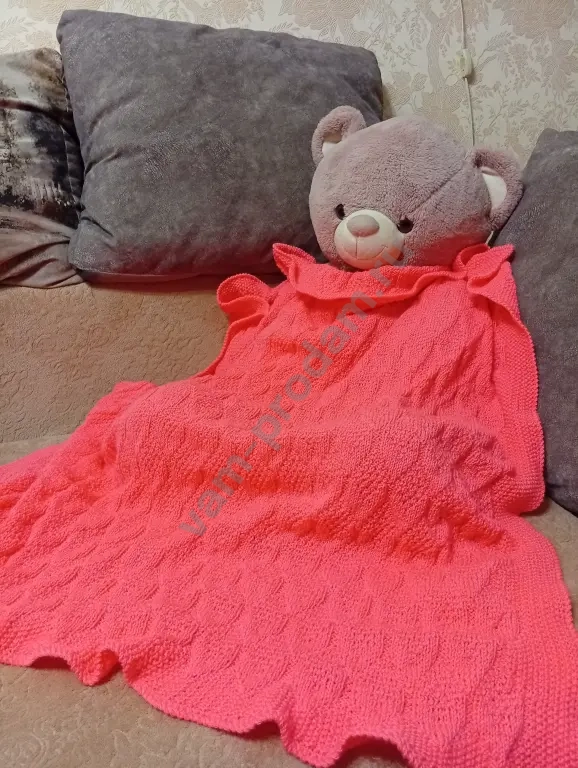 детский плед ручной работы