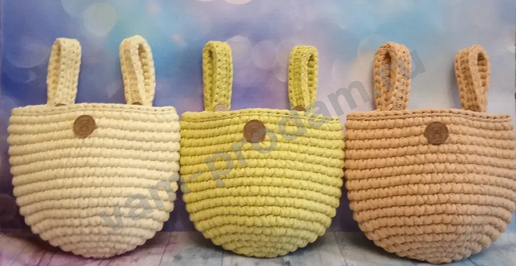 Корзина-органайзер на кроватку