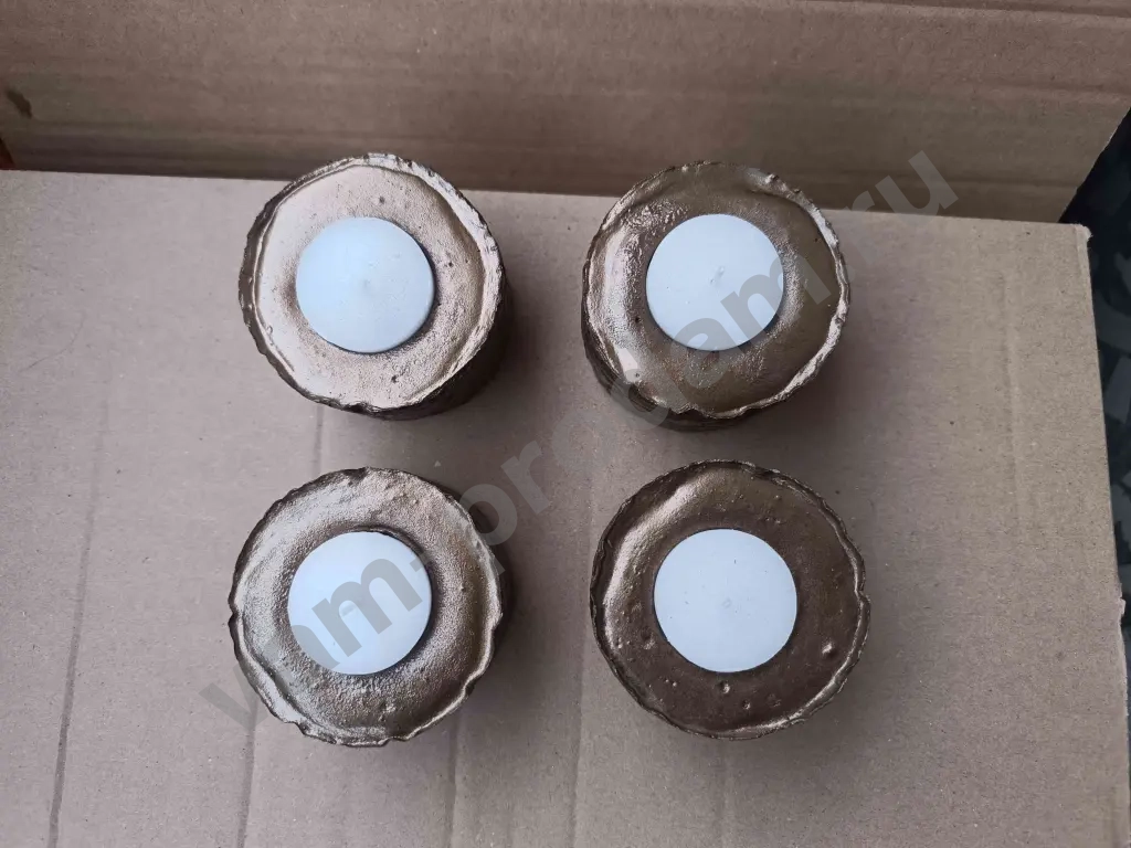 Подсвечники из бетона