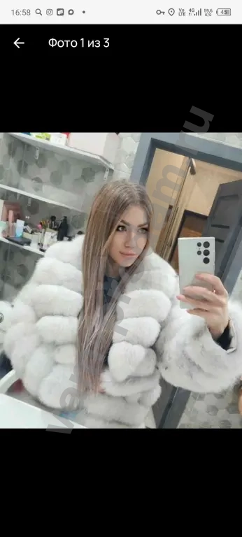 шуба из песца натурального от 44,46,48,50,52,54,56