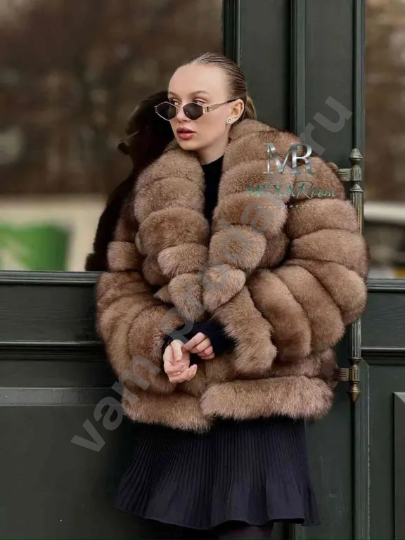шуба из песца натурального от 44,46,48,50,52,54,56