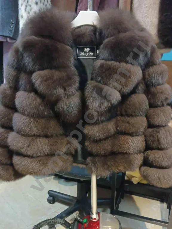 шуба из песца натурального от 44,46,48,50,52,54,56
