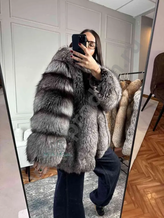 шуба из лисы чернобурки качество люкс
